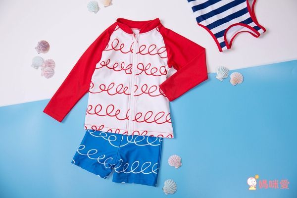 日本設計 D BY DADWAY 高品質兒童防曬泳衣