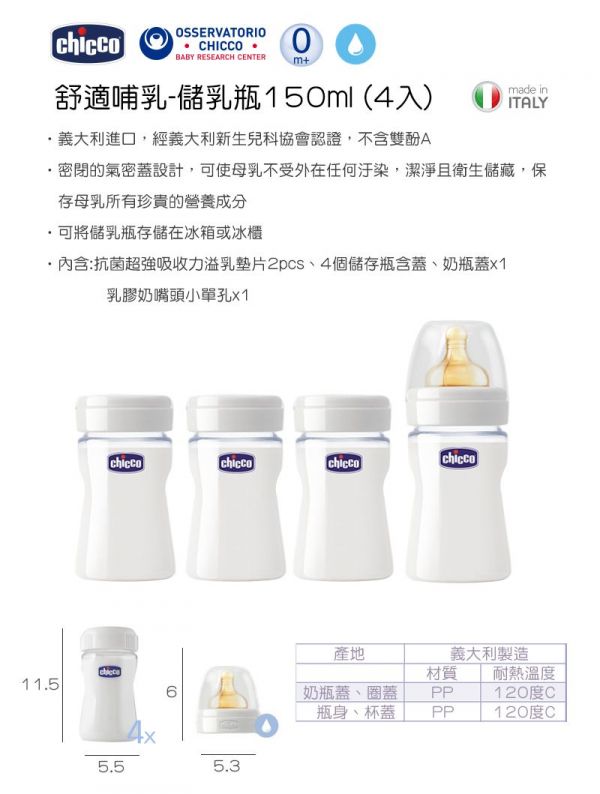 義大利Chicco 電動吸乳器、蒸氣消毒鍋