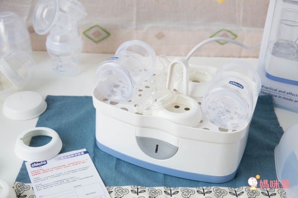 義大利Chicco 電動吸乳器、蒸氣消毒鍋