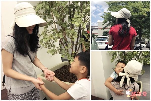 日本 中初 寬大帽檐超輕量純棉遮陽帽