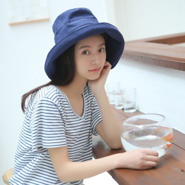 日本 COGIT 大帽檐純色時尚防曬漁夫帽