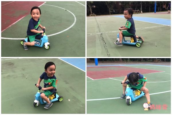 NONAKA WORLD - 變身騎士α 滑步車+滑板車 2 in 1-紅色