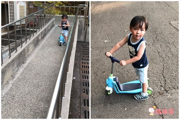 NONAKA WORLD - 變身騎士α 滑步車+滑板車 2 in 1-紅色