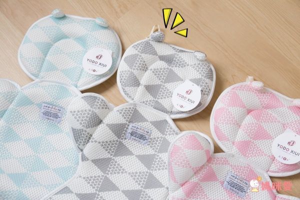 日本 YODO XIUI 3D 透氣推車涼墊、護頭頸枕