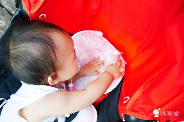 日本 YODO XIUI 3D 透氣推車涼墊、護頭頸枕