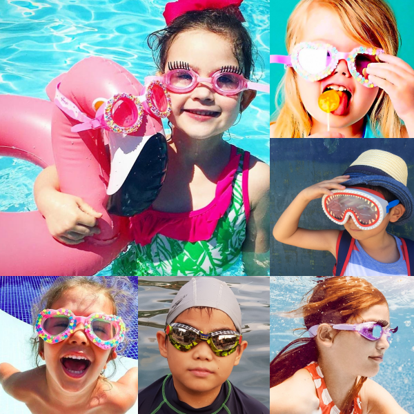 美國 Bling2o 兒童造型泳鏡，抗UV、防起霧，超酷炫登場