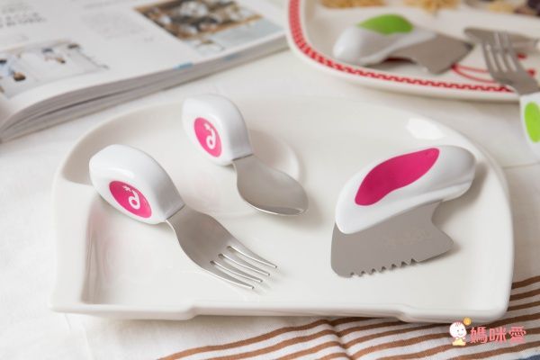英國Doddl 不鏽鋼餐具,1~5歲嬰幼兒吃飯神器