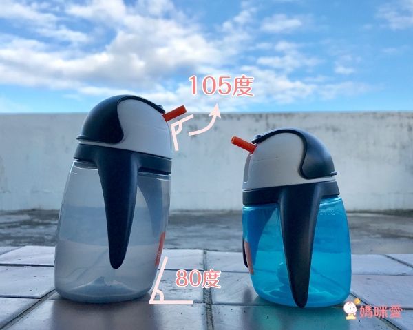 荷蘭 Umee 優酷企鵝雙握把吸管水杯
