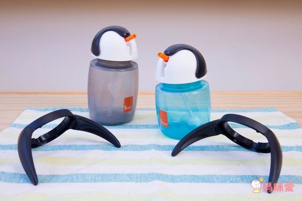 荷蘭 Umee 優酷企鵝雙握把吸管水杯