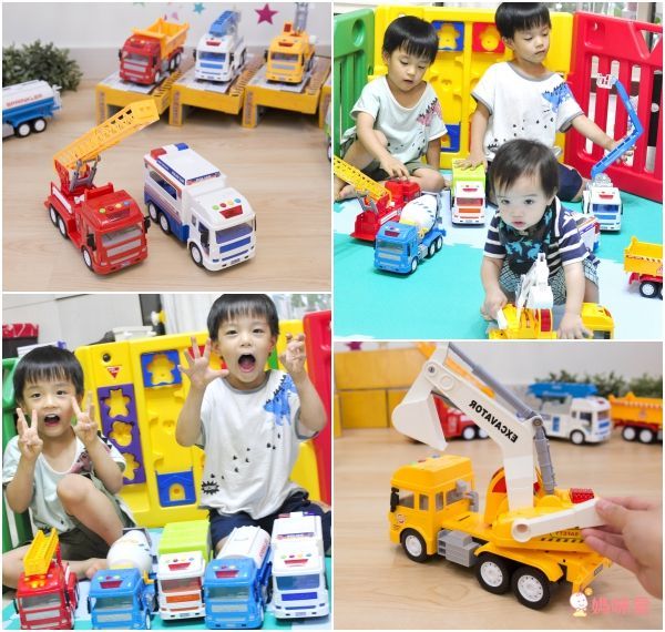 Slider 滑來滑趣 - 聲光磨輪工程車-怪手工程車