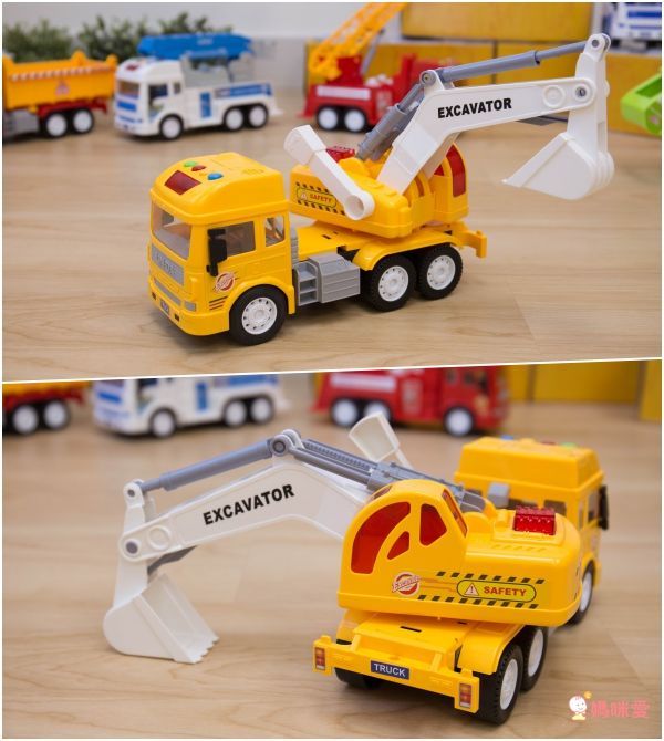 Slider 滑來滑趣 - 聲光磨輪工程車-怪手工程車