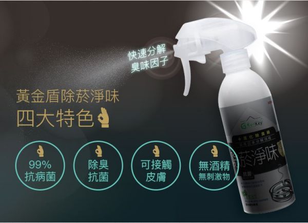 【黃金盾®】長效抗病毒、抗菌噴劑/噴霧 可對抗流感病毒、腸病毒