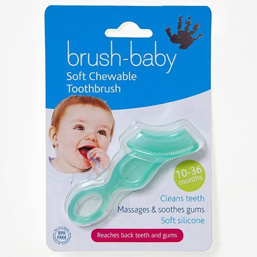 英國 brush-baby - 寶寶的第一套乳齒潔牙組-0-18M