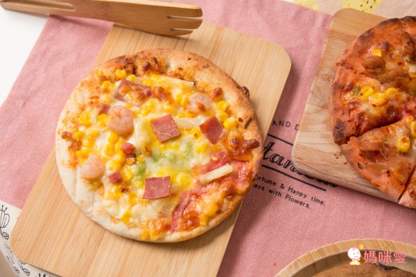 拌伴餐飲 - 6.5吋彩色披薩-咖哩雞肉-黃-180g/1份