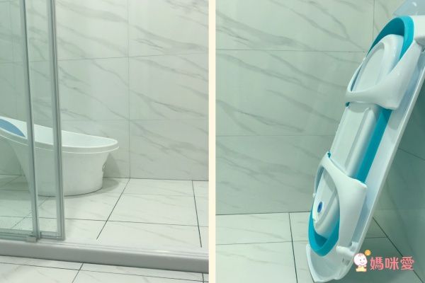  PUKU 藍色企鵝 Whale 鯨魚摺疊浴盆