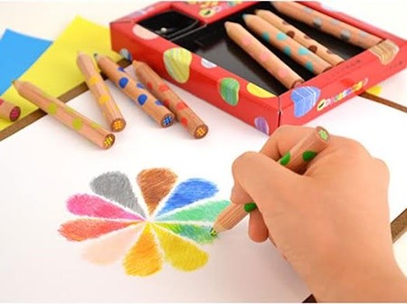 混合色蠟筆(10色)