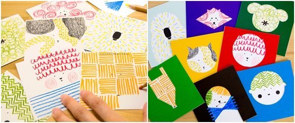 KOKUYO 動物+形狀趣味變臉遊戲卡