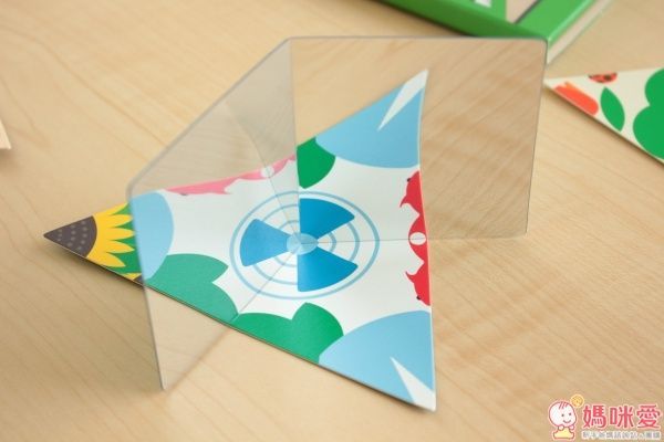 KOKUYO 雙面鏡三角趣味遊戲卡