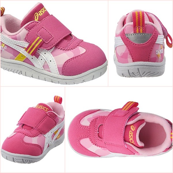 new！日本亞瑟士 Baby 人工皮革面學步鞋