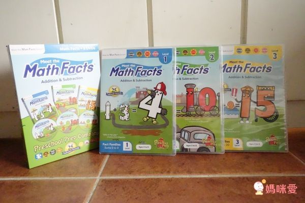 Preschool Prep - 數學豪華大全套-數學10片DVD、Math 練習本、Math 著色本、Math 閃卡、Math 乘除法練習本、Math 乘除法著色本、Math 乘除法閃卡