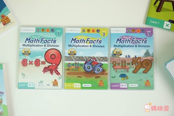 Preschool Prep - 數學豪華大全套-數學10片DVD、Math 練習本、Math 著色本、Math 閃卡、Math 乘除法練習本、Math 乘除法著色本、Math 乘除法閃卡