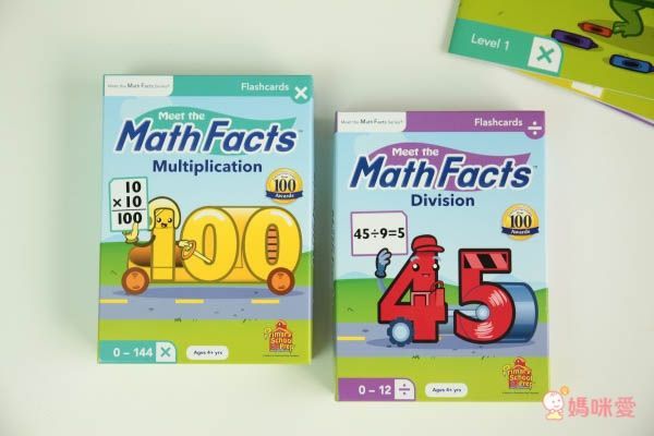 Preschool Prep - 數學豪華大全套-數學10片DVD、Math 練習本、Math 著色本、Math 閃卡、Math 乘除法練習本、Math 乘除法著色本、Math 乘除法閃卡