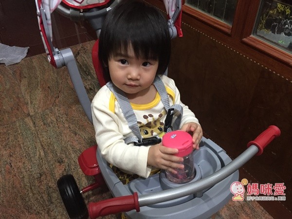 紅蜻蜓四合一折疊三輪推車