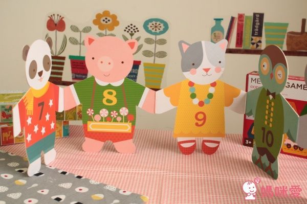 動物拉拉手 123 數數書