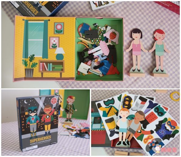 美國 Petit Collage 磁鐵盒／貼紙書 ✫ 繽紛童話風首選