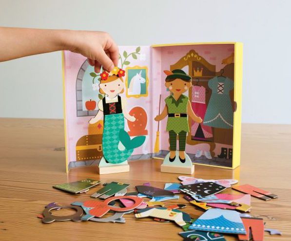 美國 Petit Collage 磁鐵盒／貼紙書 ✫ 繽紛童話風首選