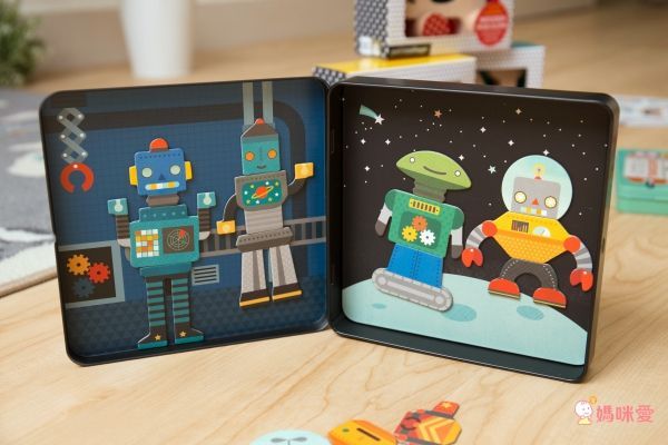 美國 Petit Collage 磁鐵盒／貼紙書 ✫ 繽紛童話風首選