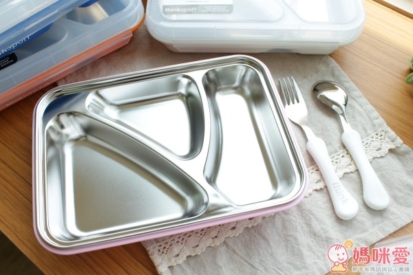 美國Thinkbaby不鏽鋼餐盤