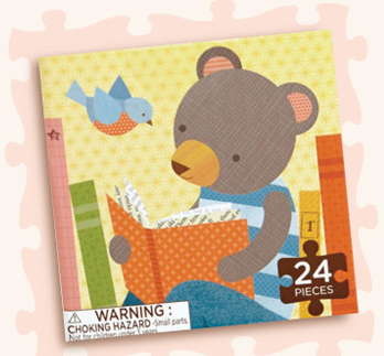 美國 Petit Collage - 小拼圖-蝴蝶-24片