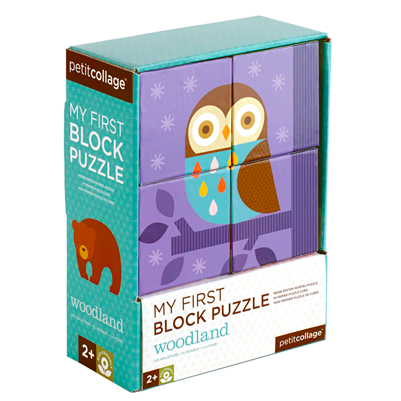 美國 Petitcollage 益智玩具 方塊拼圖