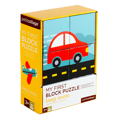 美國 Petitcollage 益智玩具 方塊拼圖