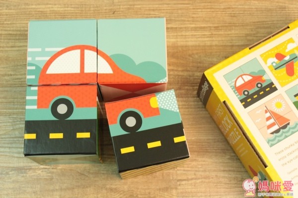 美國 Petitcollage 益智玩具 方塊拼圖