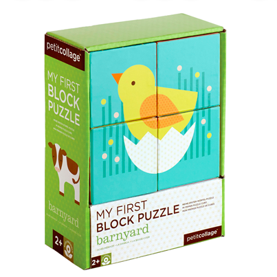 美國 Petitcollage 益智玩具 方塊拼圖