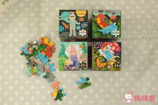 美國 Petit Collage - 小拼圖-蝴蝶-24片