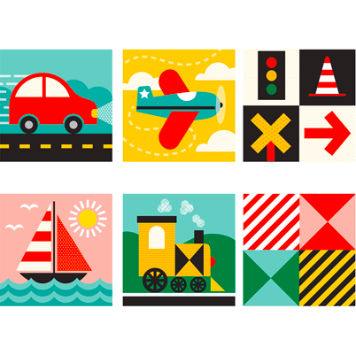 美國 Petitcollage 益智玩具 方塊拼圖