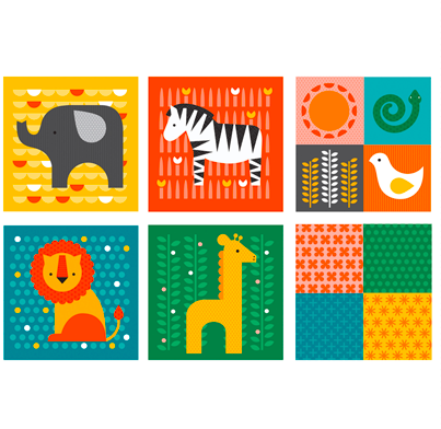 美國 Petitcollage 益智玩具 方塊拼圖