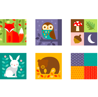 美國 Petitcollage 益智玩具 方塊拼圖