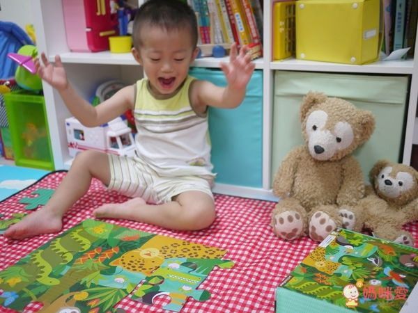 ♦地板拼圖-雨林動物♦