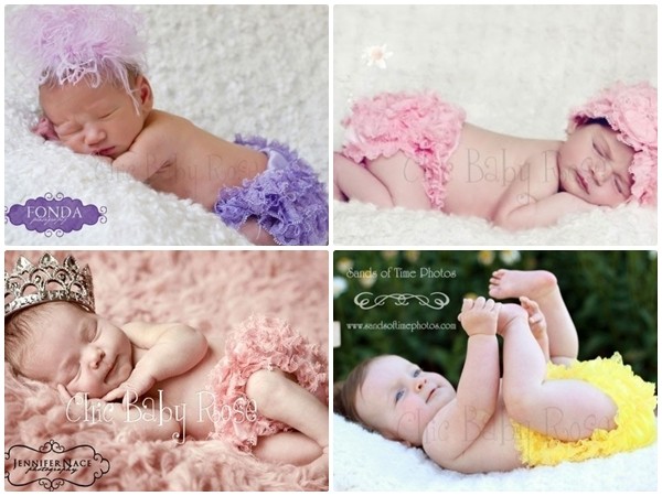 Chic Baby Rose 蕾絲屁屁褲