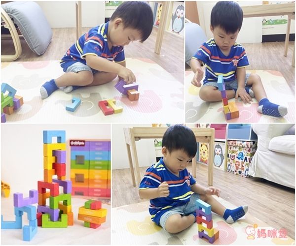 美國 Begin Again - 純木質益智積木-小建築師 - 48塊裝