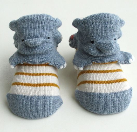 日本製 POMPKINS 3D動物造型襪