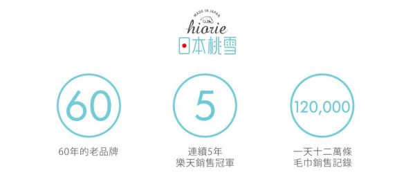 日本桃雪紗布巾