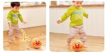 麵包超人會唱歌的彈力皮球