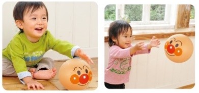 麵包超人會唱歌的彈力皮球