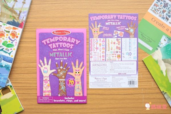 美國瑪莉莎 Melissa & Doug 貼紙簿-紋身貼