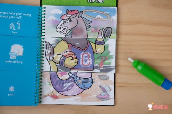 美國瑪莉莎 Melissa & Doug - MD 旅遊樂-水畫冊-創意翻翻書-動物變裝